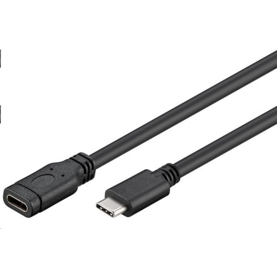 PREMIUMCORD USB- C prodlužovací kabel (USB 3.1 generation 1), C/M - C/F, 2m