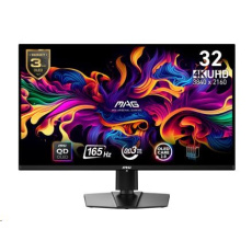 MSI LCD MAG 321UP QD-OLED, 31.5", 3840x2160, QD-OLED, 0,03ms, VESA 100x100, Black MSI LCD MAG 321UP QD-OLED, 31.5", 3840x2160, QD-OLED, 0,03ms, VESA 100x100, Black