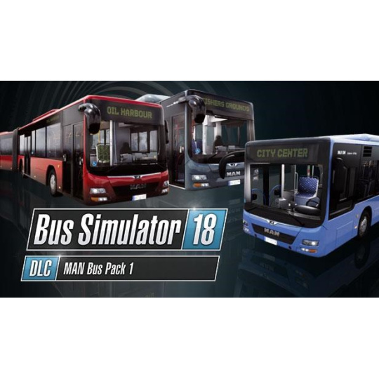 Bus Simulator 18 - MAN Bus Pack 1 (PC) klíč Steam Bus Simulator 18 - MAN Bus Pack 1 (PC) klíč Steam