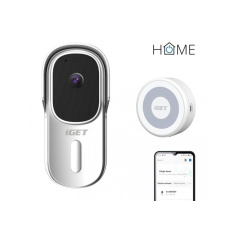 iGET HOME Doorbell DS1 White + Chime CHS1 White iGET HOME Doorbell DS1 White + Chime CHS1 White