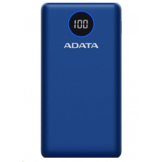ADATA PowerBank P20000QCD - externí baterie pro mobil/tablet 20000mAh, 2,1A, modrá (74Wh)