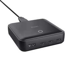 TRUST napájecí adaptér MAXO 100W, 3x USB-C, 1xUSB-A TRUST napájecí adaptér MAXO 100W, 3x USB-C, 1xUSB-A