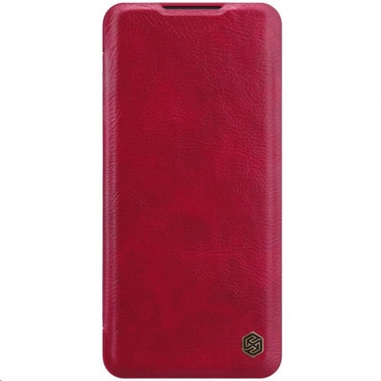 Nillkin Qin Leather Case pro Xiaomi Mi Note 10 / 10 Pro (Red)