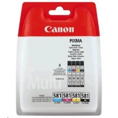 Canon CARTRIDGE CLI-581 BK/C/M/Y 4 x 5,6ml PHOTO VALUE pro TS615x, TS6250, TS705, TS825x, TS915x Canon CARTRIDGE CLI-581 BK/C/M/Y 4 x 5,6ml PHOTO VALUE pro TS615x, TS6250, TS705, TS825x, TS915x