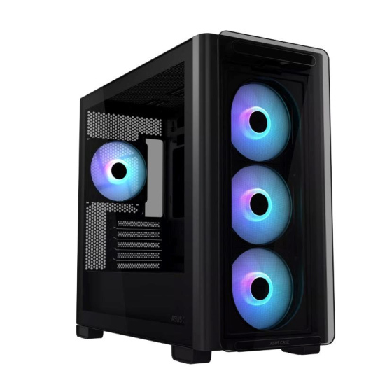 BAZAR ASUS case A23 PLUS TG ARGB, Mini Tower, průhledná bočnice, 4x120mm ARGB Fan, černá (POŠKOZENÝ OBAL) BAZAR ASUS case A23 PLUS TG ARGB, Mini Tower, průhledná bočnice, 4x120mm ARGB Fan, černá (POŠKOZENÝ OBAL)