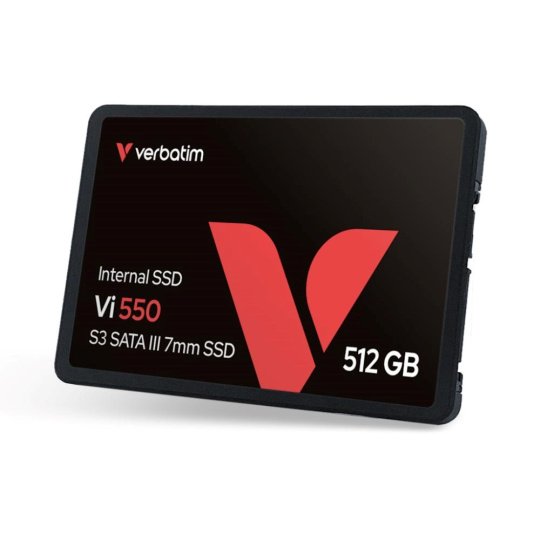 VERBATIM SSD Vi550 S3 512GB SATA III, 2.5” W 535/ R 560 MB/s VERBATIM SSD Vi550 S3 512GB SATA III, 2.5” W 535/ R 560 MB/s