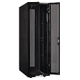 XtendLan 19" stojanový rozvaděč 42U 600x1000, nosnost 800kg, perforované dveře i záda, kolečka, rozložený, černý