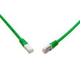 Solarix 10G patch kabel CAT6A SFTP LSOH 2m zelený non-snag-proof C6A-315GR-2MB
