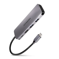 BAZAR - AXAGON HMC-5, USB 3.2 Gen 1 hub, porty 2x USB-A, HDMI, SD/microSD slot, PD 100W, kabel USB-C 20cm - Po opravě BAZAR - AXAGON HMC-5, USB 3.2 Gen 1 hub, porty 2x USB-A, HDMI, SD/microSD slot, PD 100W, kabel USB-C 20cm - Po opravě