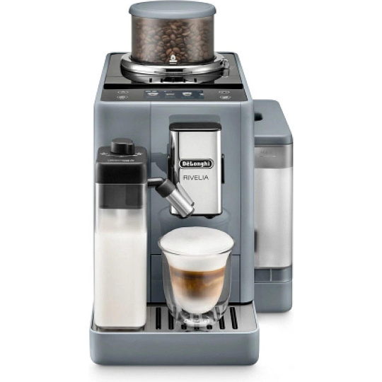 DeLonghi Rivelia EXAM440.55.G, automatický kávovar šedý, LatteCrema, Bean Switch, Bean Adapt, 16 nápojů DeLonghi Rivelia EXAM440.55.G, automatický kávovar šedý, LatteCrema, Bean Switch, Bean Adapt, 16 nápojů