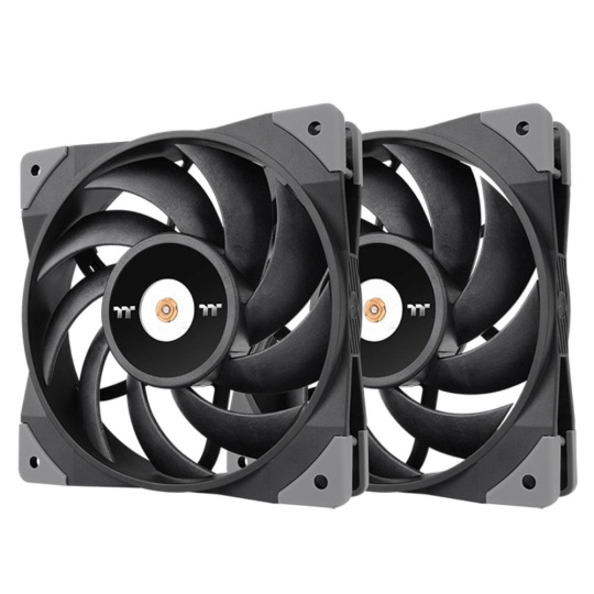 THERMAL TAKE Ventilátor Toughfan 12 2-Pack, 2x120mm, černá THERMAL TAKE Ventilátor Toughfan 12 2-Pack, 2x120mm, černá