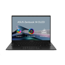 ASUS NTB Zenbook 14 (UM3406KA-OLED282W), AI 5 340, 14" 1920x1200 OLED, 32GB, 1TB SSD, Radeon, W11 Home, Jade Black ASUS NTB Zenbook 14 (UM3406KA-OLED282W), AI 5 340, 14" 1920x1200 OLED, 32GB, 1TB SSD, Radeon, W11 Home, Jade Black