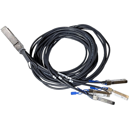 MikroTik DQ+BC0003-DS+, QSFP56 200G na 4x SFP56 50G DAC kabel