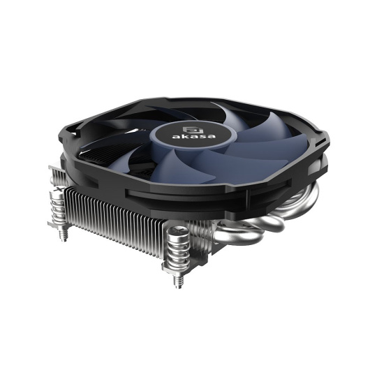 AKASA chladič ALUCIA H4A, Low-profile CPU cooler pro AM4, AM5