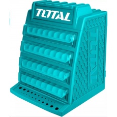 Total TAKD2688 Skříňka na vrtáky, rozměry 340x320x430mm, 4 poschodí, 8 přihrádek na každém poschodí Total TAKD2688 Skříňka na vrtáky, rozměry 340x320x430mm, 4 poschodí, 8 přihrádek na každém poschodí