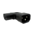 Adaptér úhlový na stranu IEC C13 na IEC C14 napětí 230V, 10A