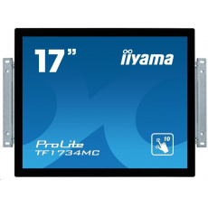 ROZBALENO - iiyama TF1734MC-B7X, 43.2 cm (17''), Projected Capacitive, 10 TP, black ROZBALENO - iiyama TF1734MC-B7X, 43.2 cm (17''), Projected Capacitive, 10 TP, black