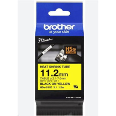 BROTHER smršťovací bužírka - HSE-631E žlutá pro E300VP H300 H500 E550 P700 P750 D800 P900 P950 - 11,2,, / 2,1-7mm / 3:1 BROTHER smršťovací bužírka - HSE-631E žlutá pro E300VP H300 H500 E550 P700 P750 D800 P900 P950 - 11,2,, / 2,1-7mm / 3:1