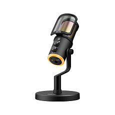 GENIUS streamovací mikrofon MIC-S400U/ USB-C/ USB/ černý GENIUS streamovací mikrofon MIC-S400U/ USB-C/ USB/ černý