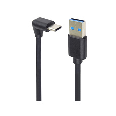 PremiumCord Kabel USB typ C/M zahnutý konektor 90° - USB 3.0 A/M, 1m PremiumCord Kabel USB typ C/M zahnutý konektor 90° - USB 3.0 A/M, 1m