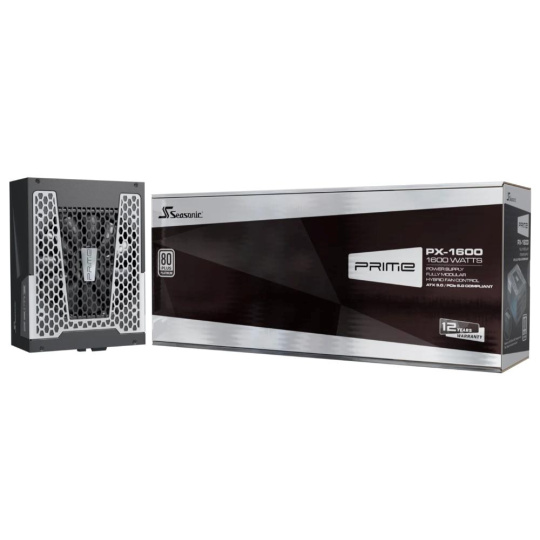 SEASONIC zdroj 1600W PRIME PX 1600, 135mm, Plně modulární, 80+ Platinum, ATX 3.1