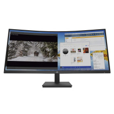 LCD HP M34d curved; 34" 3440x1440; VA  AG; 250cd/m2;5ms; 10m:1; HDMI;DP;USB-C;repro;dokování;poškozený obal