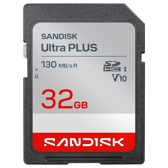 Sandisk Ultra PLUS SDHC karta 32GB UHS-I,V10, U1, C10, (130MB/s) Sandisk Ultra PLUS SDHC karta 32GB UHS-I,V10, U1, C10, (130MB/s)