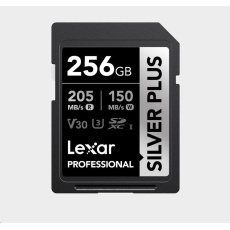 Lexar SDXC Professional SILVER Plus 1066x UHS-I/U3/A2/4K R205/W150 (V30) 256GB