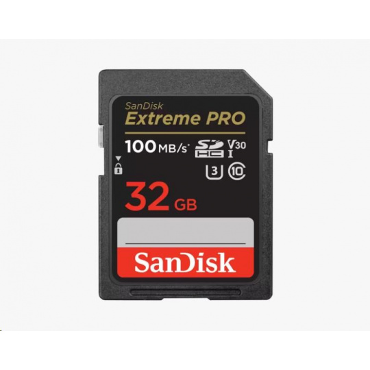 SanDisk SDHC karta 32GB Extreme PRO (100 MB/s Class 10, UHS-I U3 V30)