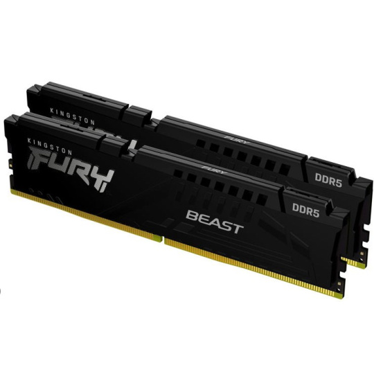 KINGSTON DIMM DDR5 16GB (Kit of 2) 5600MT/s CL40 FURY Beast Černá