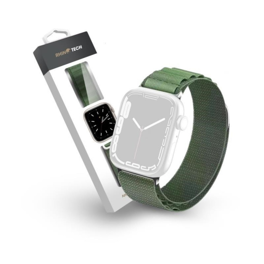 RhinoTech řemínek Ultra Alpine Loop pro Apple Watch 42/44/45/49mm zelená RhinoTech řemínek Ultra Alpine Loop pro Apple Watch 42/44/45/49mm zelená