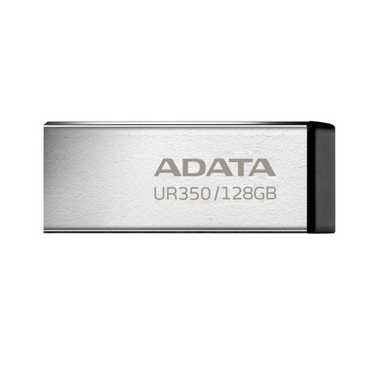 ADATA Flash Disk 128GB UR350, USB 3.2 Dash Drive, kov černá