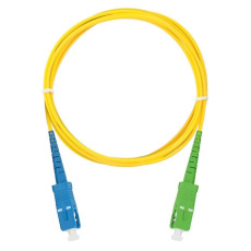 XtendLan simplexní patch kabel SM 9/125, OS2, SC-SC(APC), LS0H, 1m