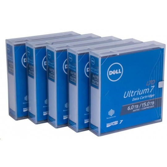 DELL LTO7 Tape Media 5 Pack Cust Kit