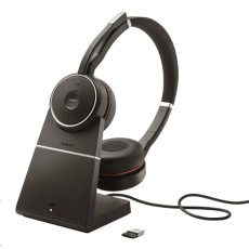 Jabra bezdrátová náhlavní souprava Evolve 75 SE, stereo, MS, vč. nabíjecího stojánku Jabra bezdrátová náhlavní souprava Evolve 75 SE, stereo, MS, vč. nabíjecího stojánku