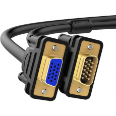 WG Prodlužovací kabel VGA (male; D-Sub DE-15) to VGA (female; D-Sub DE-15 ) / 2m / black