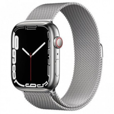 Apple Watch Series 7 Cell, 45mm Silver/Steel/Silver Mil.Loop Apple Watch Series 7 Cell, 45mm Silver/Steel/Silver Mil.Loop