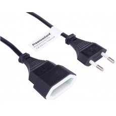 PREMIUMCORD Kabel síťový 230V, prodlužovací dvojvidlice, 5m PREMIUMCORD Kabel síťový 230V, prodlužovací dvojvidlice, 5m