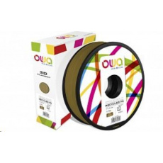 OWA - PS 3D-filament 1,75mm zlatá, 750g OWA - PS 3D-filament 1,75mm zlatá, 750g