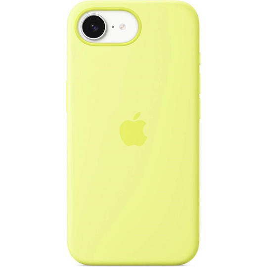 Apple iPhone 16e Silicone Case – Neon Yellow Apple iPhone 16e Silicone Case – Neon Yellow