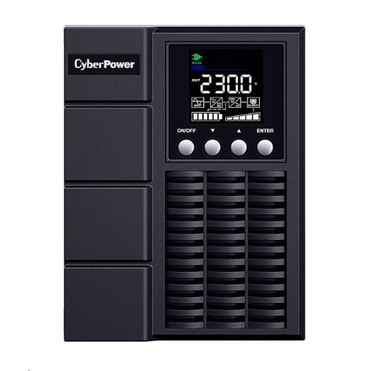 BAZAR - CyberPower Main Stream OnLine S UPS 1000VA/900W, Tower, IEC C13 (1), SCHUKO (2) - předváděcí