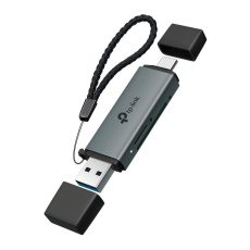 TP-Link UA430D čtečka karet (1xUSB-C3.2Gen1,1xUSB-A3.2Gen1,1xmicroSD,1xSD)
