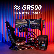 THERMALTAKE Závodní kokpit GR500 Racing Simulator Cockpit, Černá