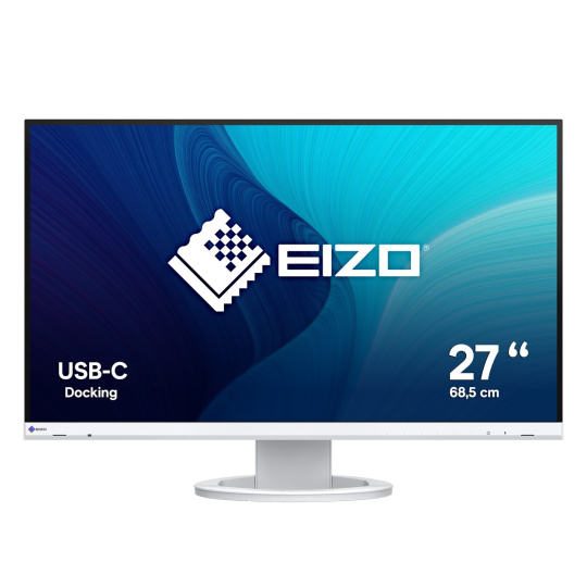 EIZO MT 27" EV2720S-WT FlexScan, IPS, 2560x1440, 350nit, 1500:1, 5ms, USB-C, DisplayPort, HDMI, USB, Repro, Bílý EIZO MT 27" EV2720S-WT FlexScan, IPS, 2560x1440, 350nit, 1500:1, 5ms, USB-C, DisplayPort, HDMI, USB, Repro, Bílý