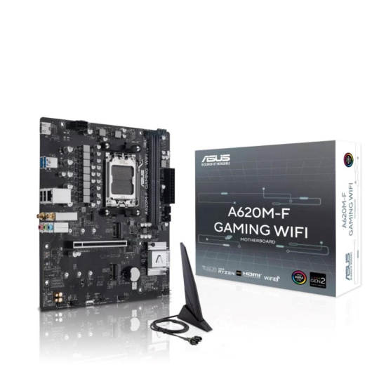 ASUS MB Sc AM5 A620M-F GAMING WIFI, AMD A620, 2xDDR5, 1xHDMI, mATX ASUS MB Sc AM5 A620M-F GAMING WIFI, AMD A620, 2xDDR5, 1xHDMI, mATX