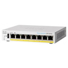 Cisco switch CBS250-8PP-D, 8xGbE RJ45, fanless, 45W, PoE Cisco switch CBS250-8PP-D, 8xGbE RJ45, fanless, 45W, PoE