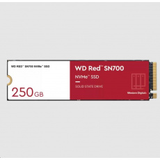 WD RED SSD NVMe 250GB PCIe SN700, Geb3 8GB/s, (R:3100/W:1600 MB/s) TBW 500 WD RED SSD NVMe 250GB PCIe SN700, Geb3 8GB/s, (R:3100/W:1600 MB/s) TBW 500