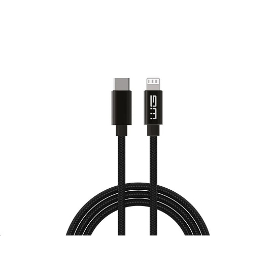 WG - Datový kabel Lightning na Type-C, 50 cm, černá WG - Datový kabel Lightning na Type-C, 50 cm, černá