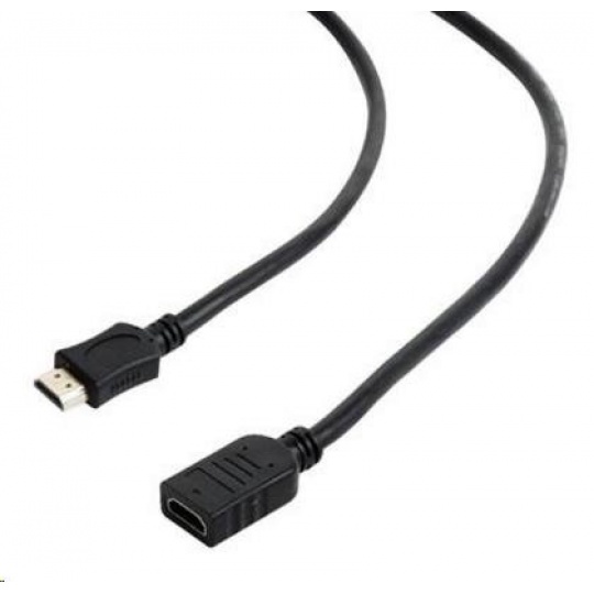 GEMBIRD Kabel prodlužovací HDMI - HDMI 4,5m (zlacené konektory, stíněný)