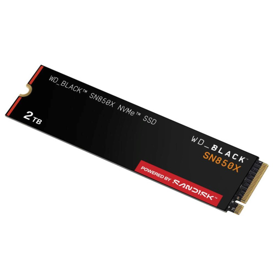 WD BLACK SSD NVMe 2TB PCIe SN850X Powered by SanDisk, Gen4, (R:7300, W:6600MB/s) WD BLACK SSD NVMe 2TB PCIe SN850X Powered by SanDisk, Gen4, (R:7300, W:6600MB/s)